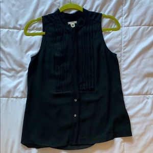 JCrew sleeveless black top